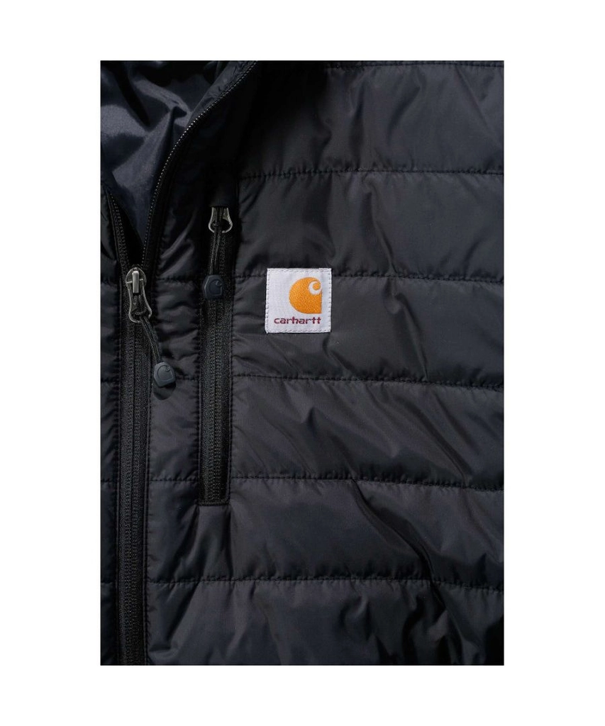 Carhartt WIP Mens Gilliam Nylon Cordura Insulated Coat Jacket - Black - Size Large